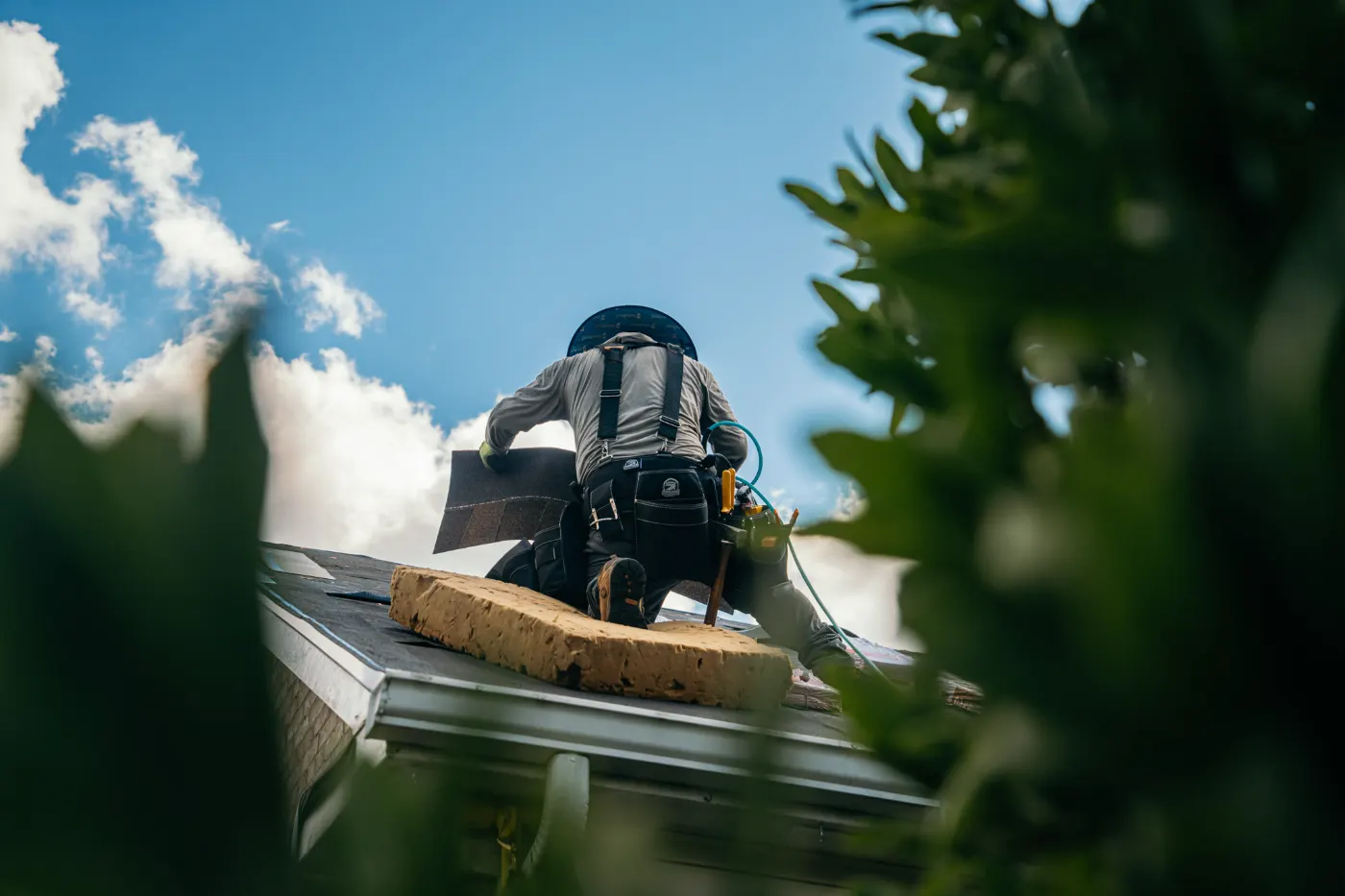 Flashing and seam work in Stilesville